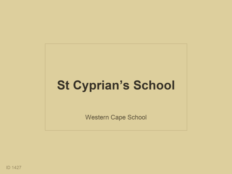 St Cyprian's School