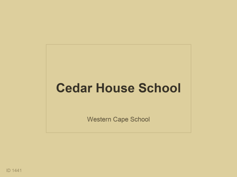 Cedar House School
