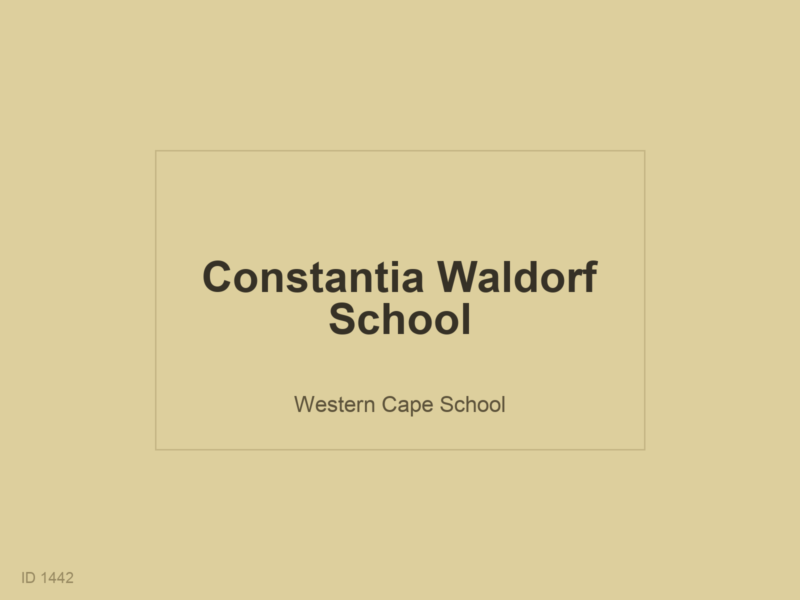 Constantia Waldorf School