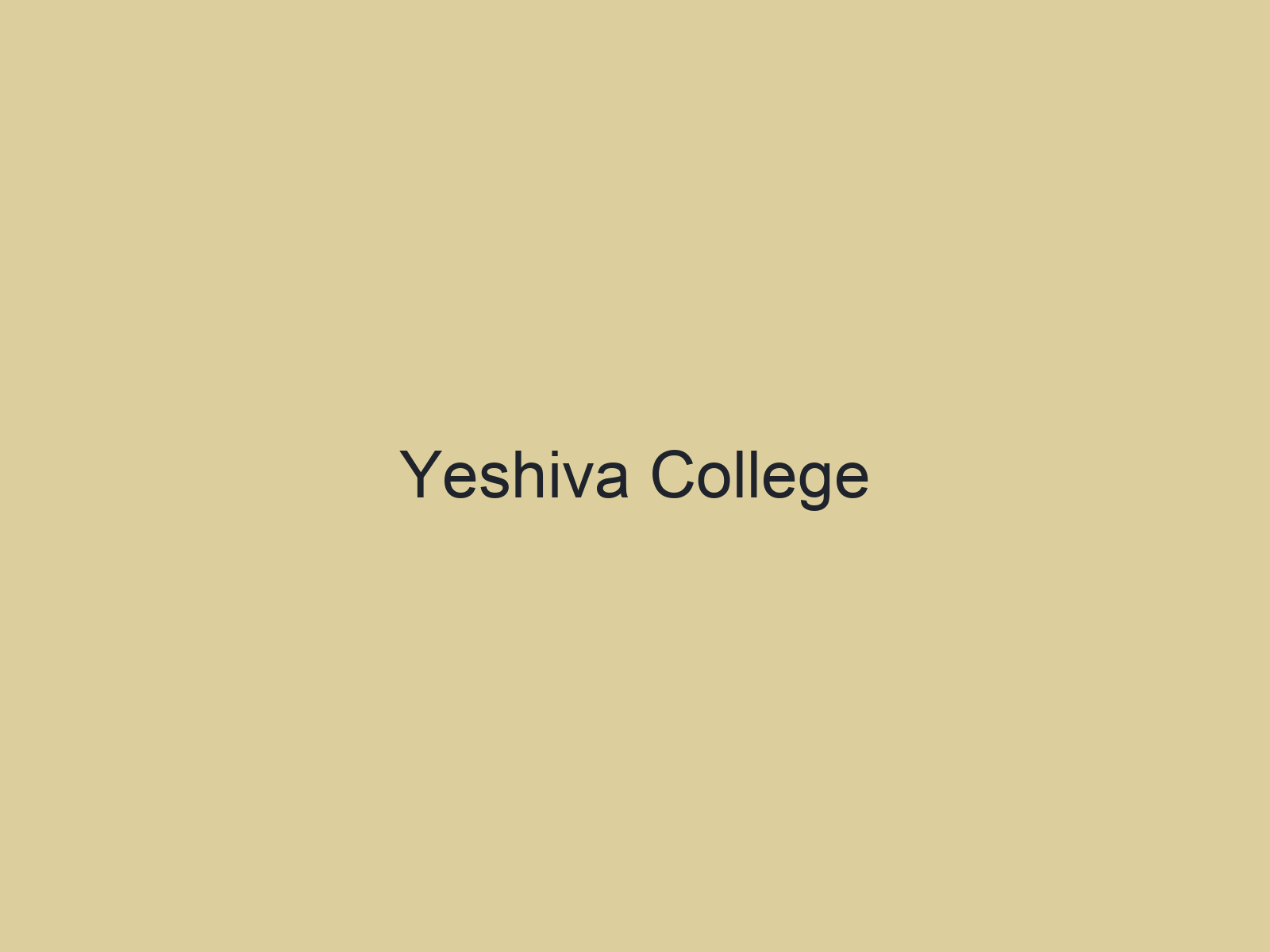 Yeshiva College