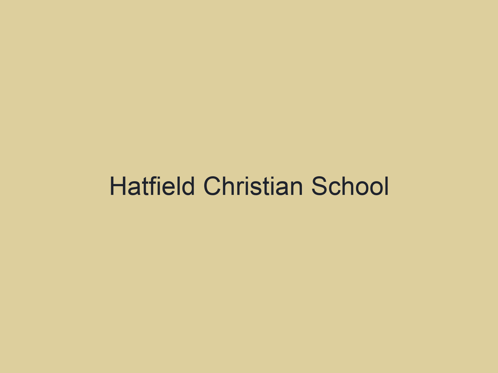 Hatfield Christian School