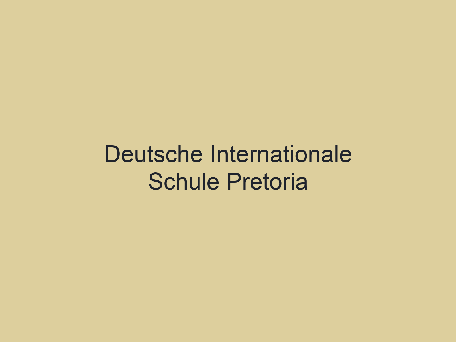 Deutsche Internationale Schule Pretoria
