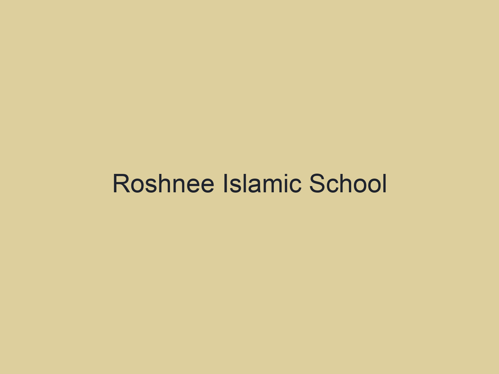 Roshnee Islamic School